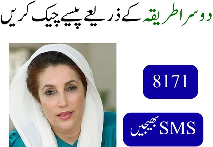 2025 بے نظیر انکم سپورٹ پروگرام پیسے چیک کرنے کا طریقہ