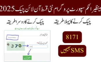 بینظیر انکم سپورٹ پروگرام نئی قسط آن لائن چیک 2025